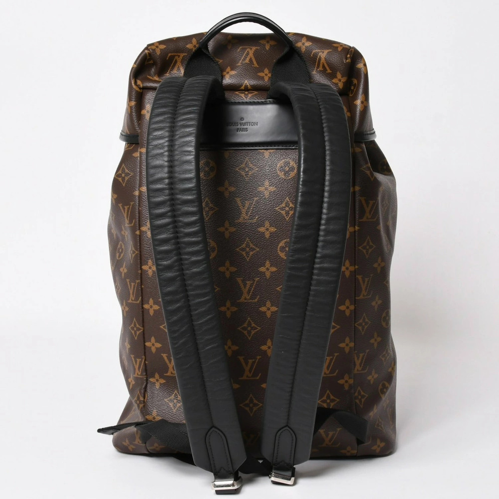 LOUIS VUITTON Zac Backpack Monogram Macassar Brown Canvas Brown